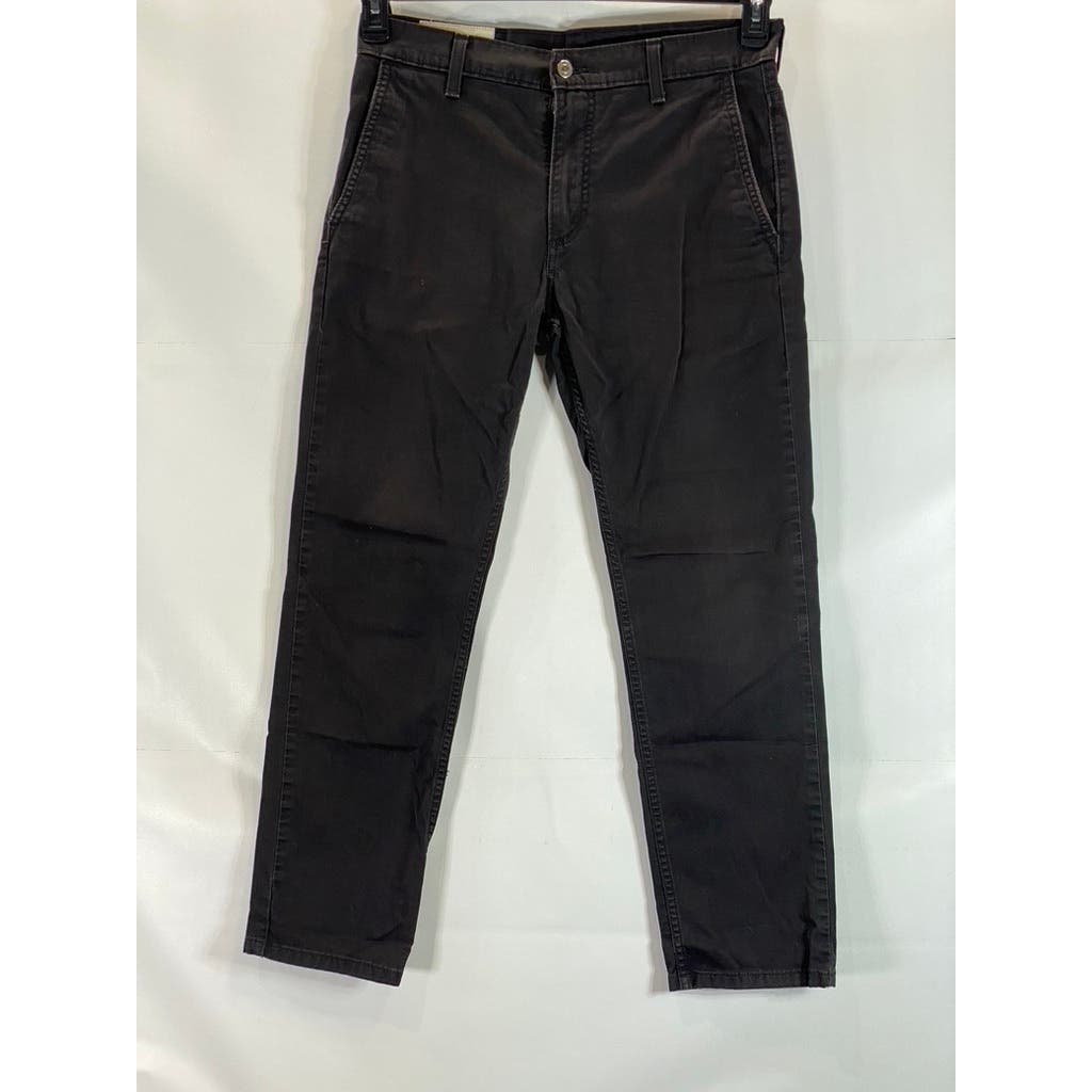 LEVI'S Men's Dark Solid Black 511 Slim-Fit Five-Pocket Jean SZ 32X30
