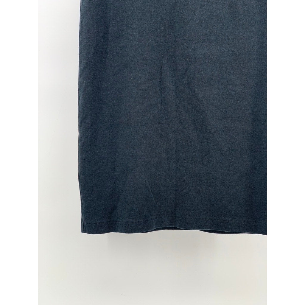 AMERICAN APPAREL Women's Black Stretch Pull-On Knee Length Bodycon Skirt SZ XS