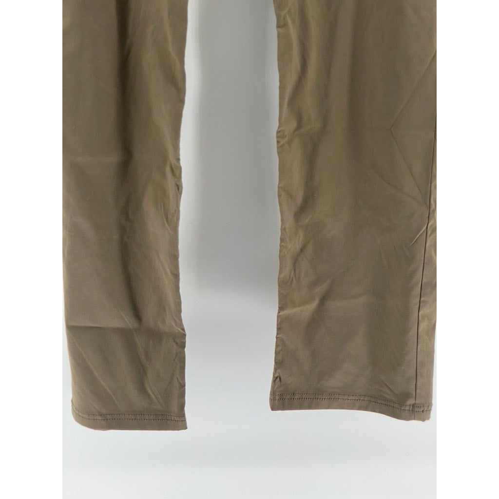 PRANA Men's Light Brown Slim-Fit Straight-Leg Casual Pant SZ 38X32