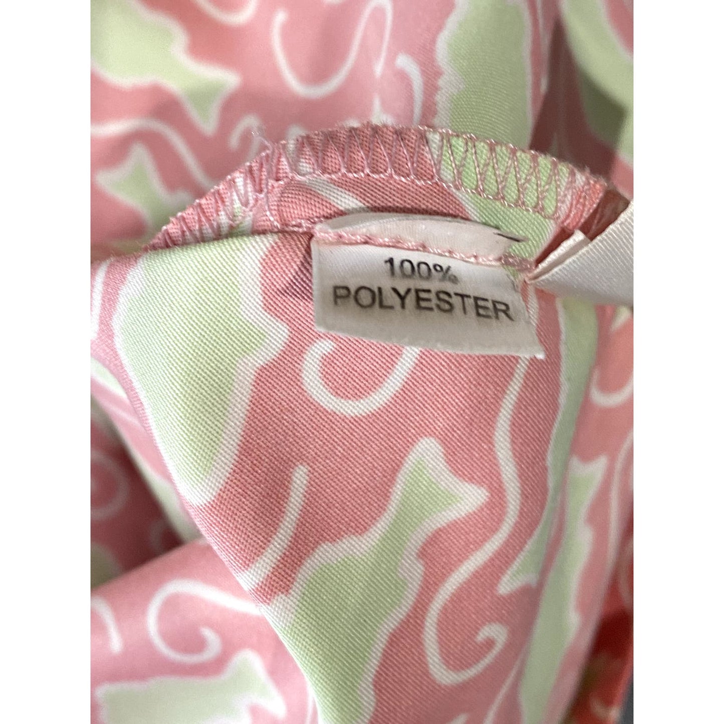 VINEYARD VINES Women's Pink/Green Fish Printed Wrap Mini Skirt SZ L