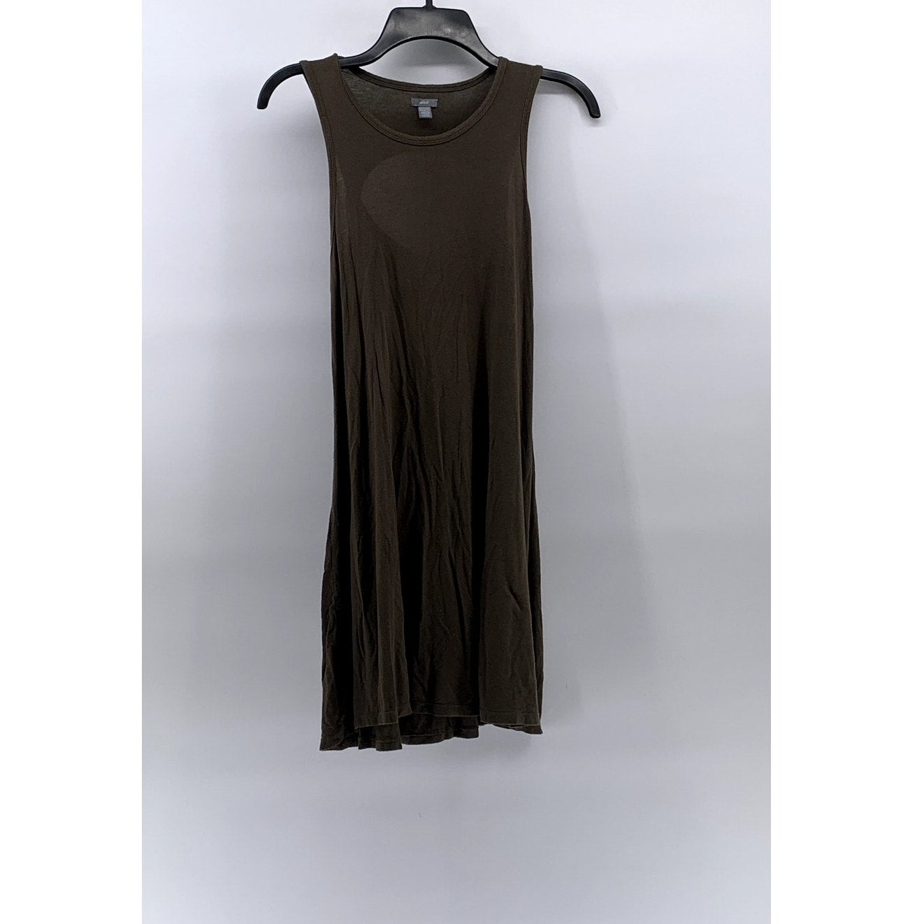 AERIE Women's Brown Crewneck Cutout Sleeveless Casual Midi Dress SZ XS