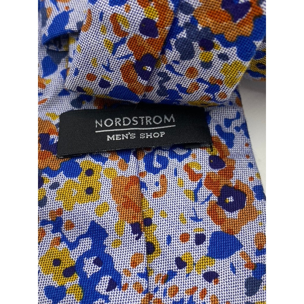 NORDSTROM Men’s Blue-Multi Floral Print Tie SZ OS