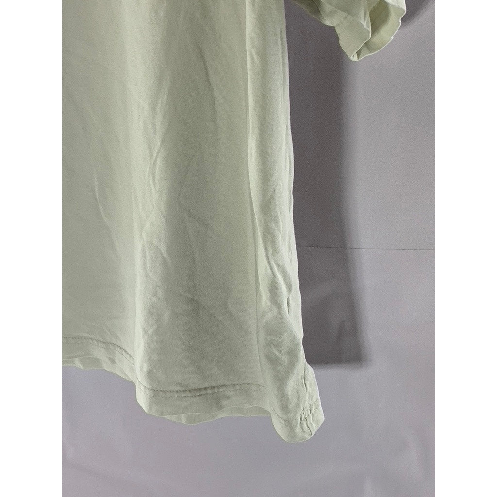ADIDAS Men's Off-White/Green Stan Smith Crewneck Short Sleeve T-Shirt SZ M