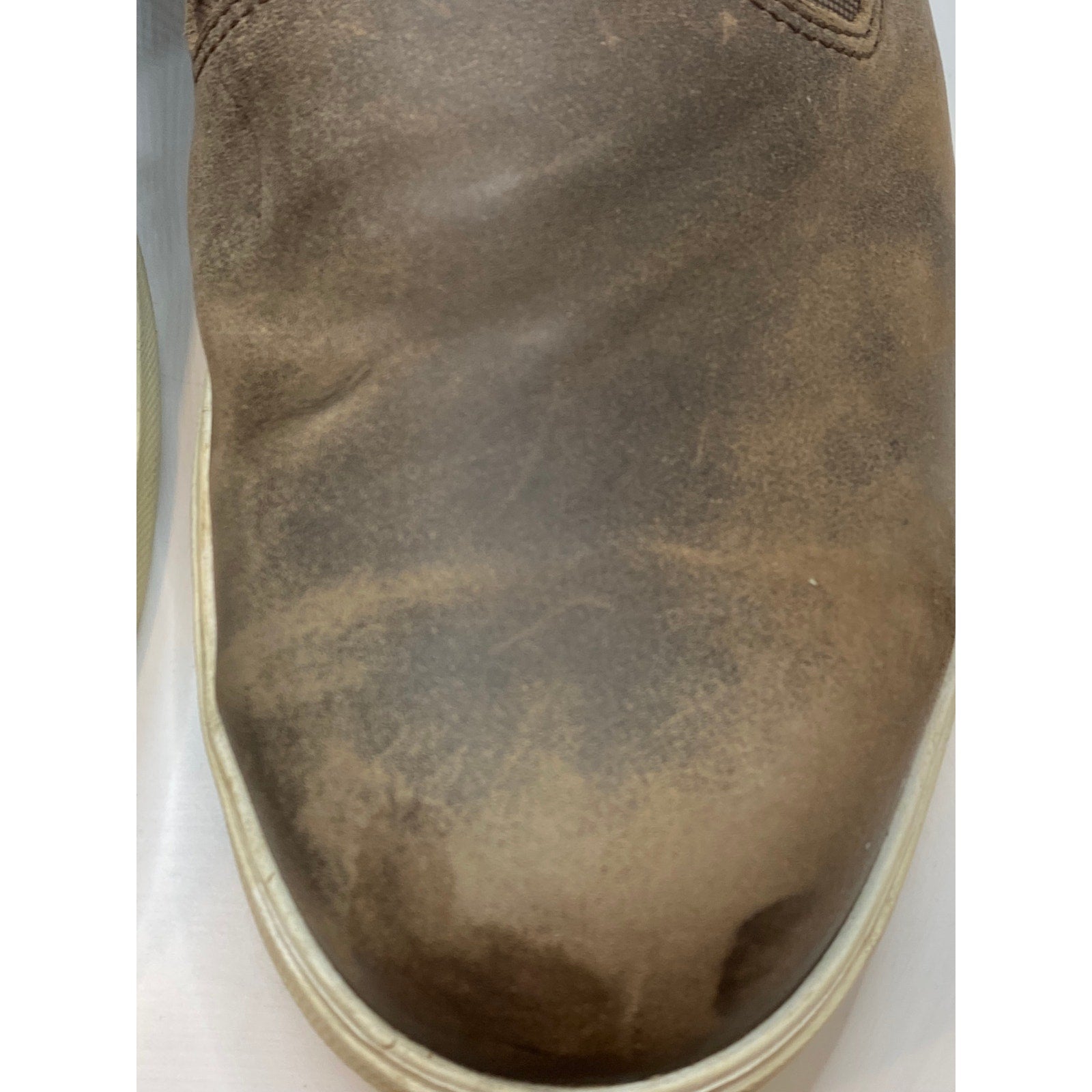 RED WING Men's Brown Steel-Toe Lace-Up Chukka Boots SZ 11