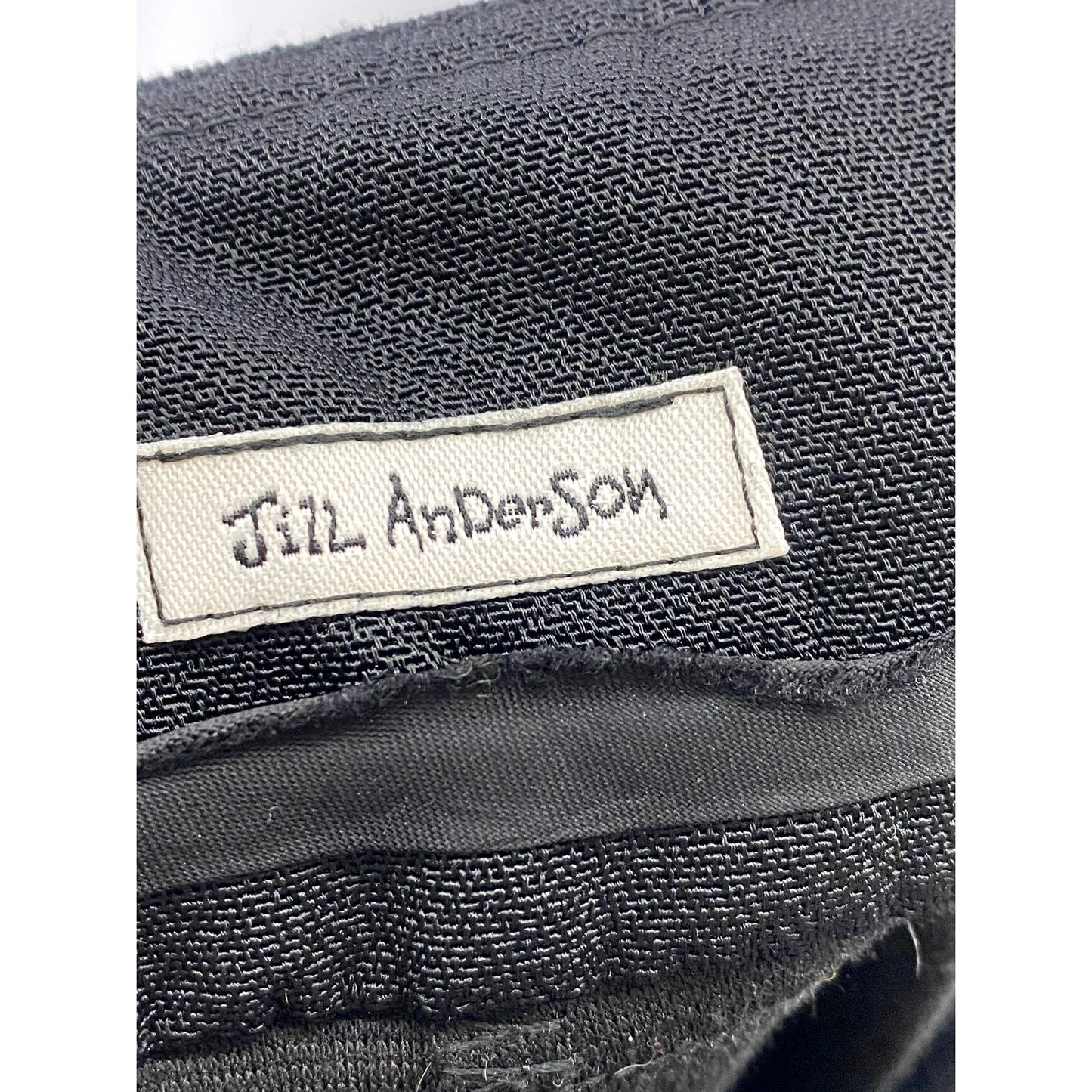 JILL ANDERSON Women's Black Solid Wide-Leg Pant SZ XL