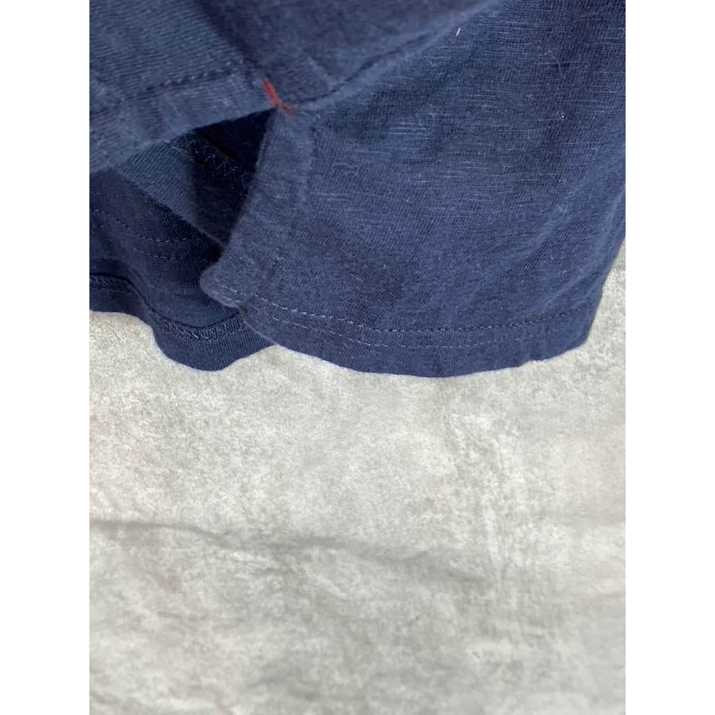 AMERICAN EAGLE OUTFITTERS Men's Navy Slim-Fit Short Sleeve Polo Shirt SZ M