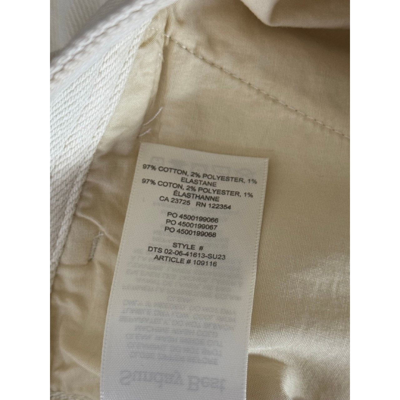 SUNDAY BEST Women's Beige Straight-Leg Denim Jeans SZ 2