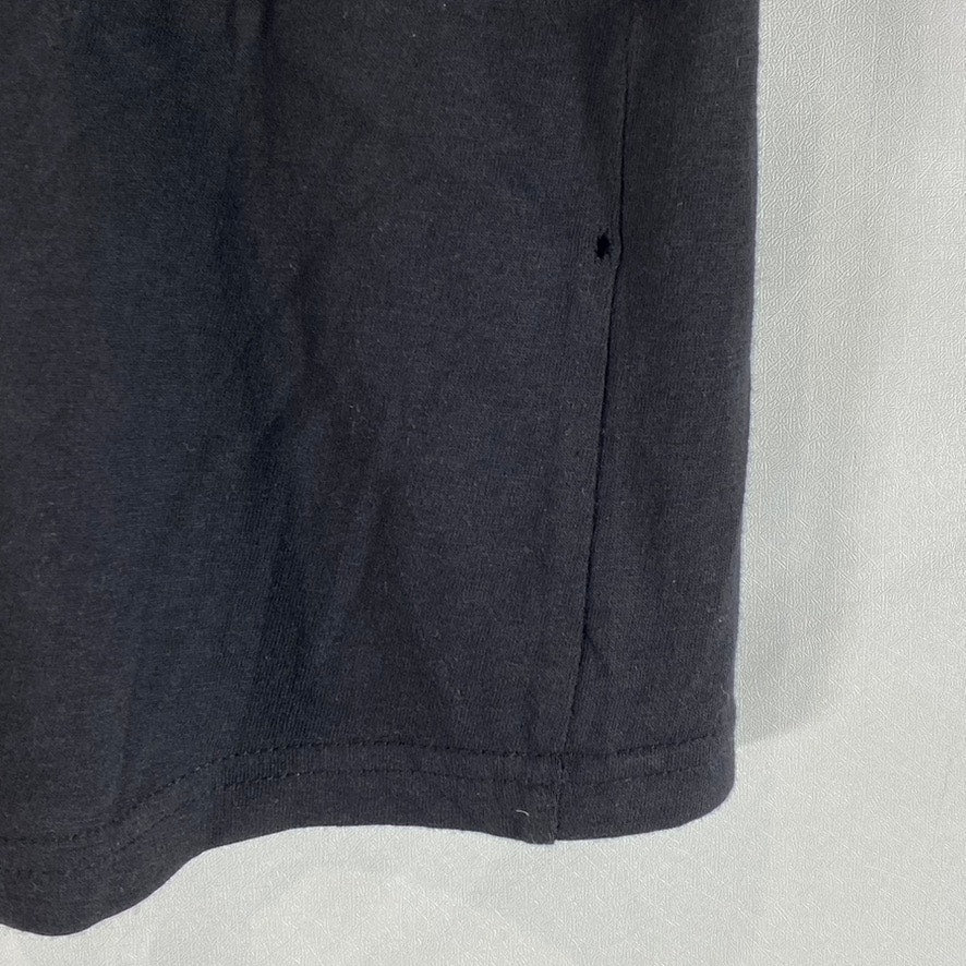 I LOVE NEW YORK Kids Black Logo Crewneck Short Sleeve Classic T-Shirt SZ 14/16