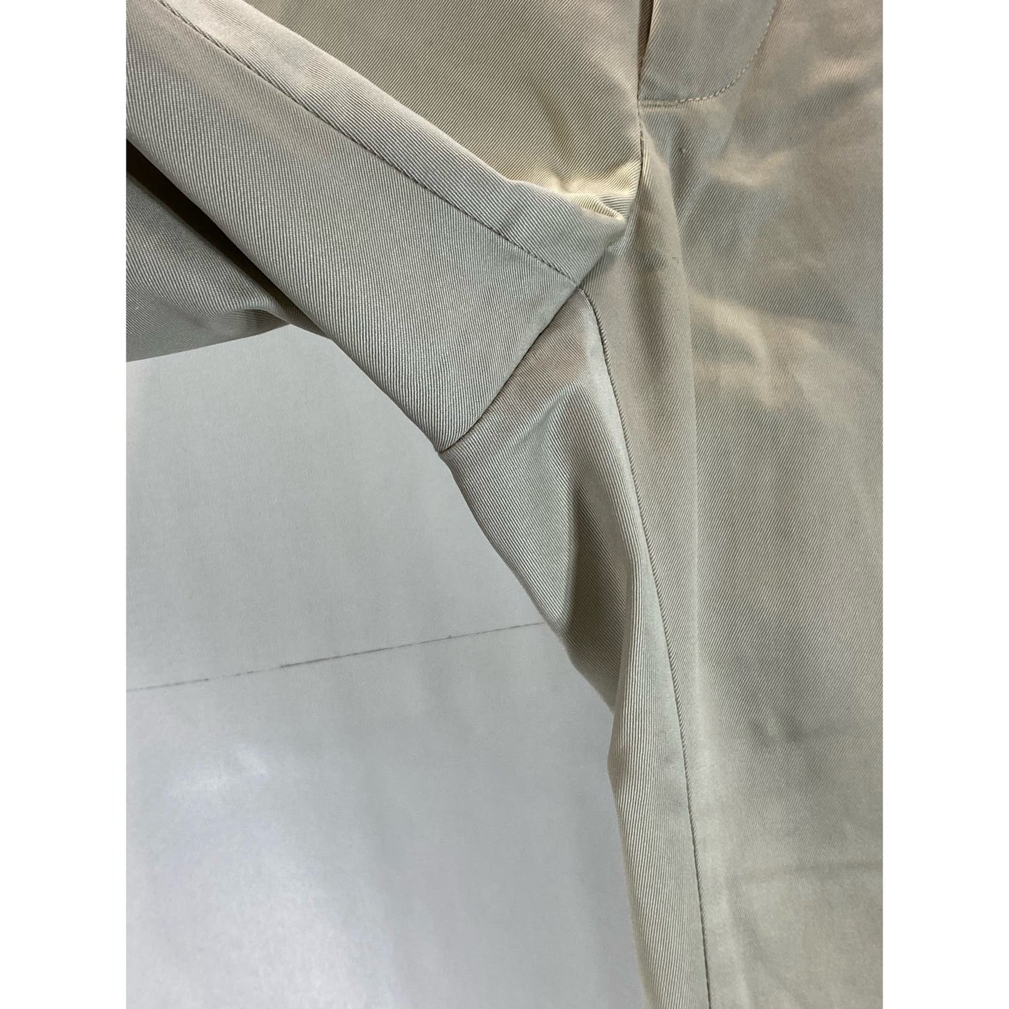BANANA REPUBLIC Men's Beige Modern Slim-Fit Non-Iron Flat Front Pants SZ 30x32