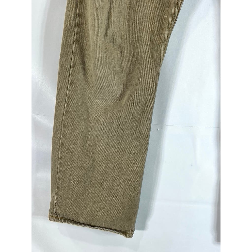 LEVI'S Men's Tan 505 Regular-Fit Five-Pocket Jeans SZ 32X30