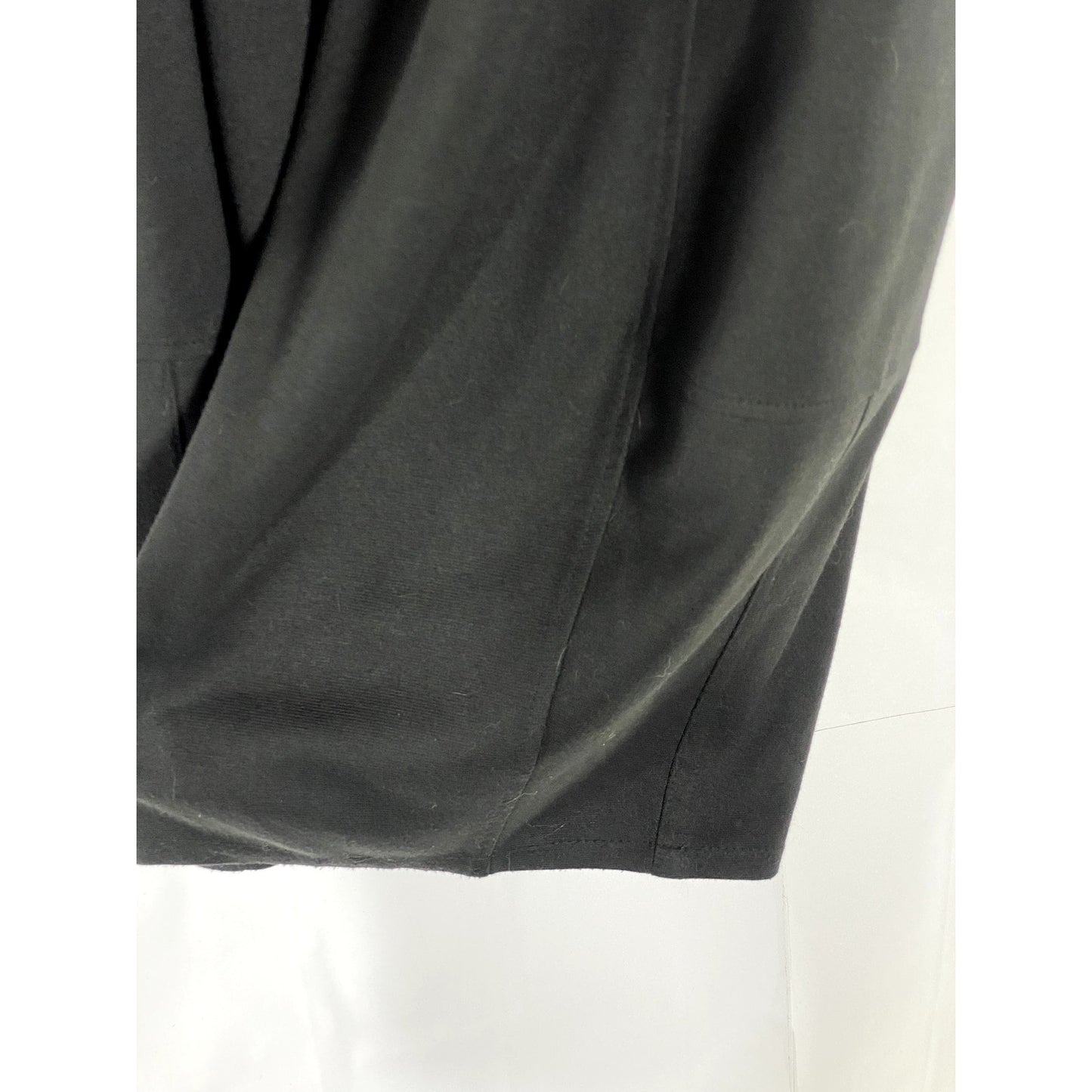 JILL ANDERSON Women's Black Solid Wide-Leg Pant SZ XL