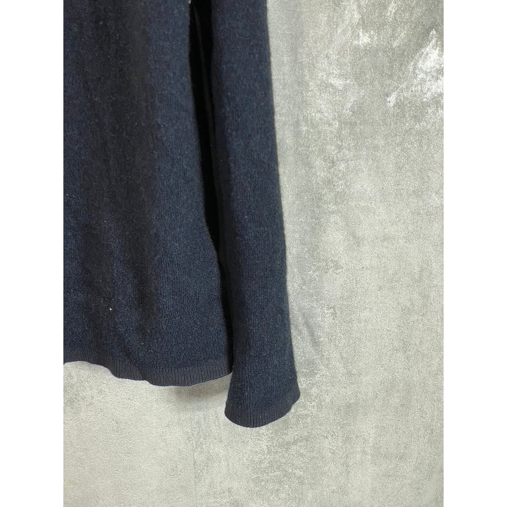 COS Men's Navy Wool Blend Crewneck Regular-Fit Pullover Sweater SZ XL
