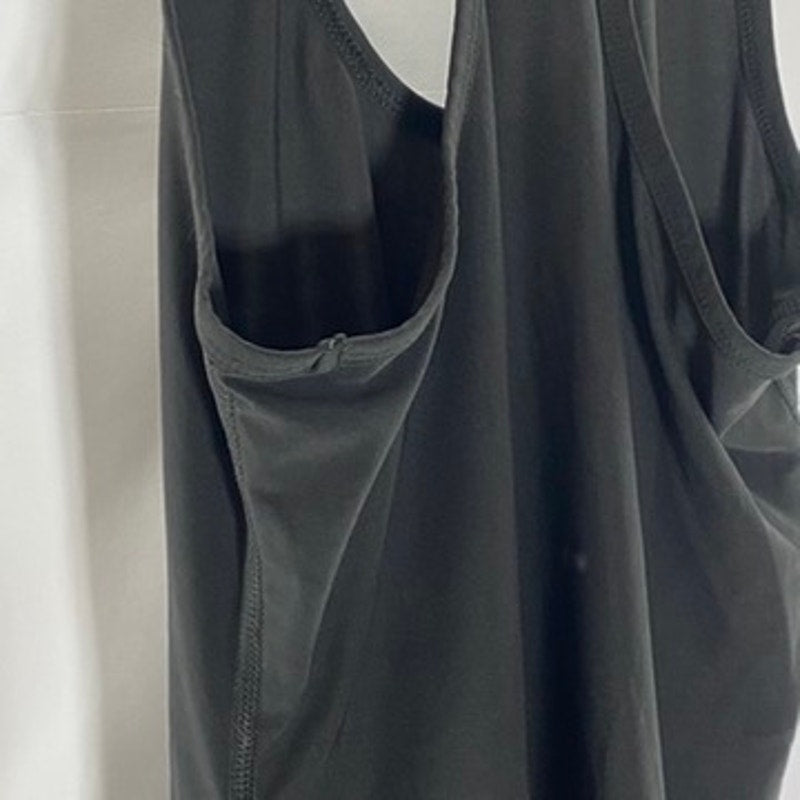 90 DEGREE BY REFLEX Women's Black Scoop-Neck Active Racerback Tank Top SZ XS