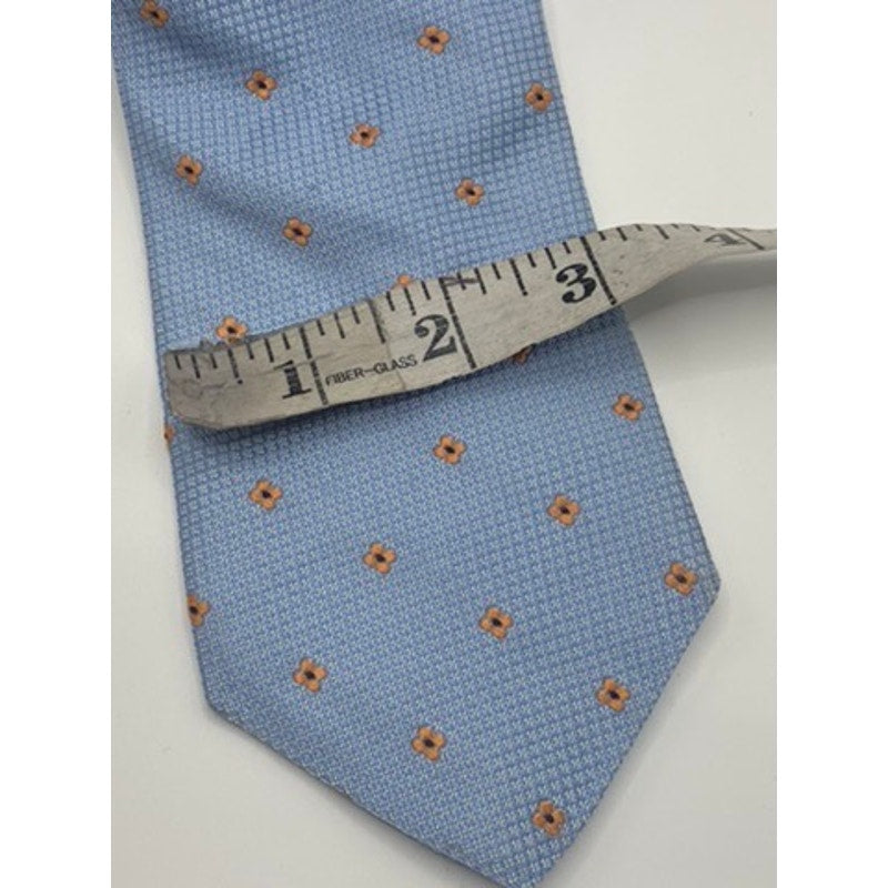 JOHN. W NORDSTROM Men's Light Blue/Orange Floral Silk Tie OS