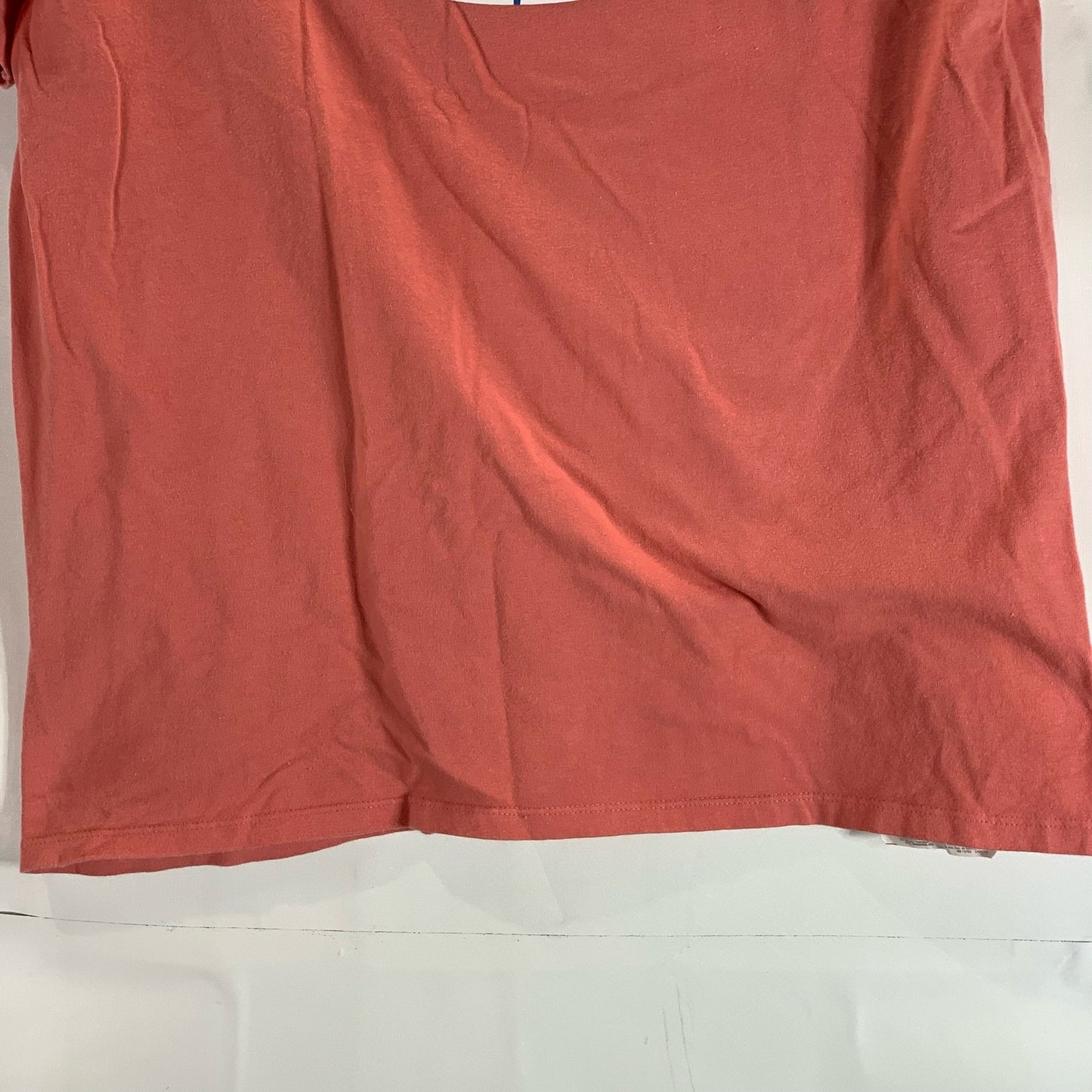 CHAMPION Men's Orange Big C Script Logo Crewneck Short Sleeve T-Shirt SZ M