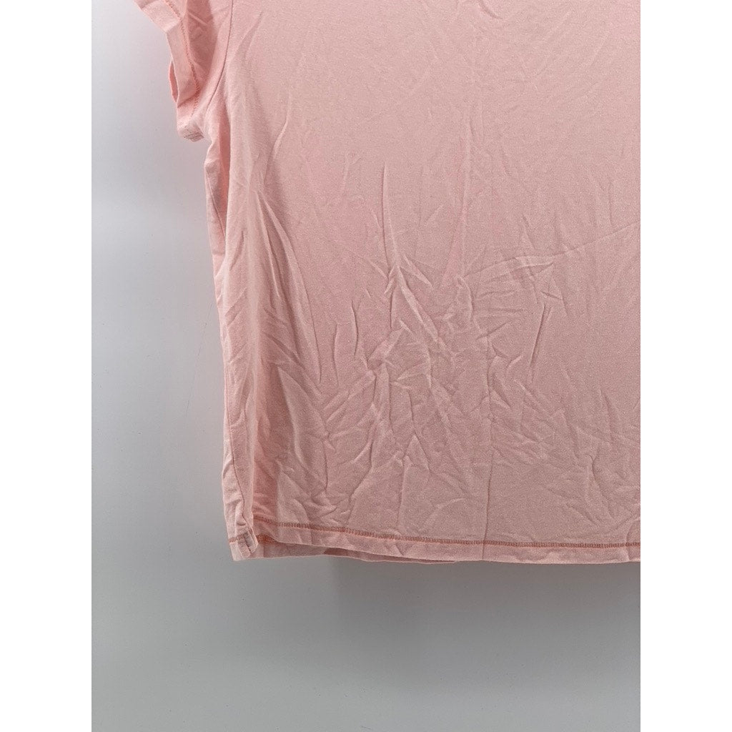 AMERICAN EAGLE Women's Light Pink Soft & Sexy Crewneck Short Sleeve Top SZ S