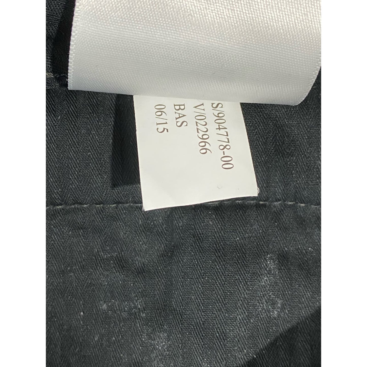 BANANA REPUBLIC Men's Black Solid Tailored Slim-Fit Dress Pants SZ 33X32