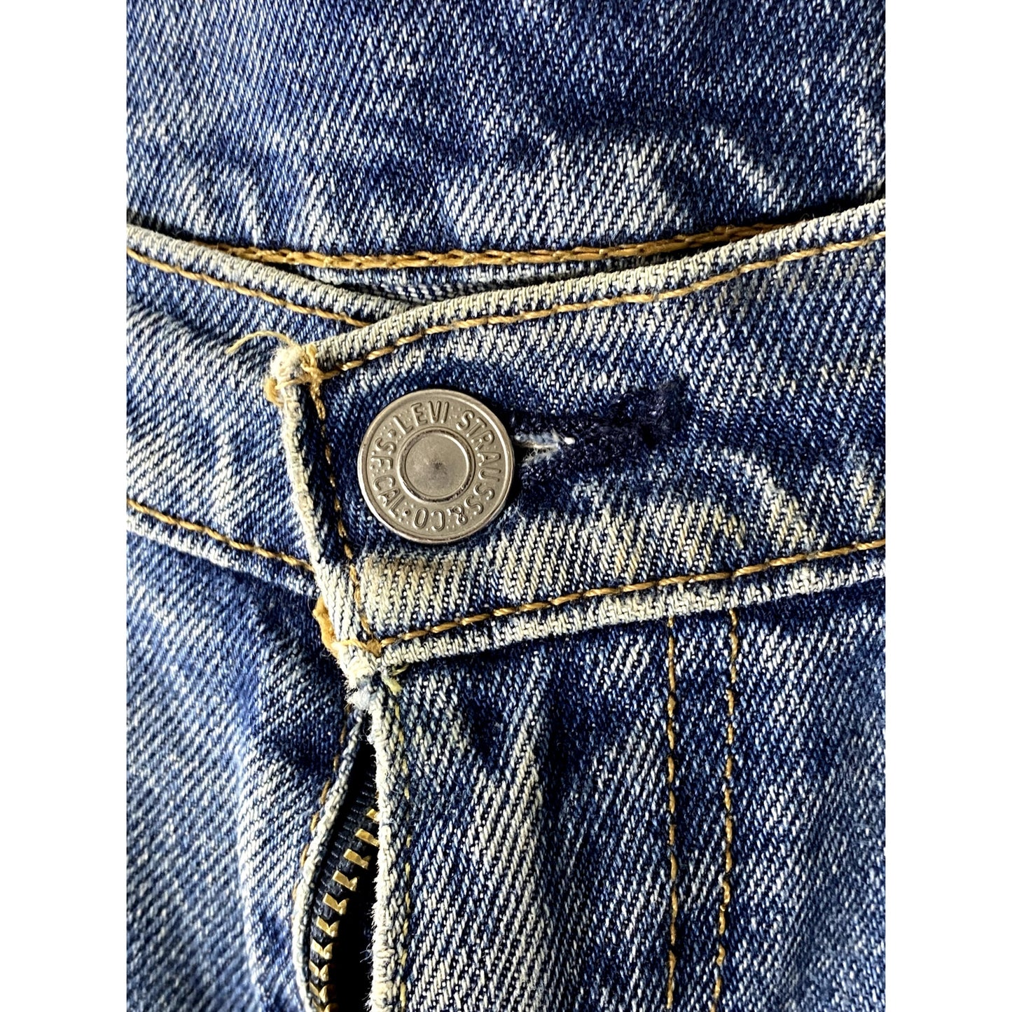 LEVI'S Men's Blue Denim 512 Slim Tapered Leg Five-Pocket Jeans SZ 30X30