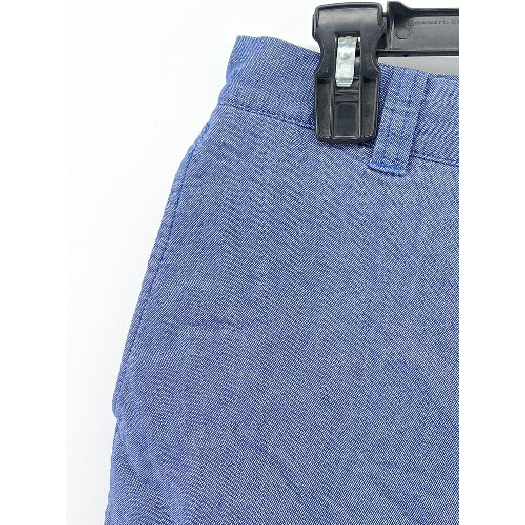 J.CREW Men's Vintage Blue Cotton Regular-Fit Chino Shorts SZ 30