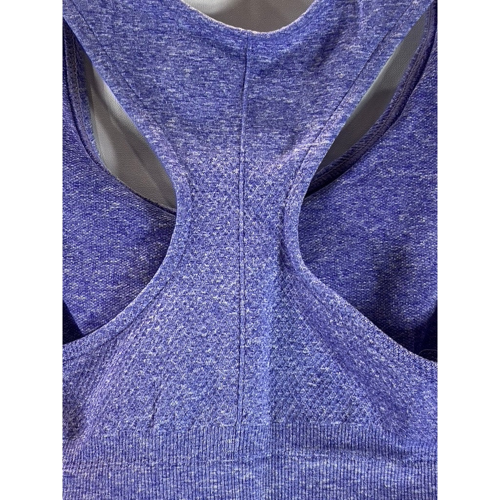 C9 BY CHAMPION Women's Dark Purple Racerback Seamless Medium Support Bra SZ S