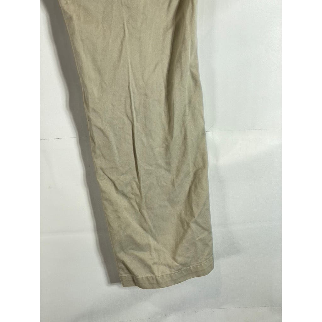 TOMMY HILFIGER Men's Tan Regular-Fit Straight-Leg Chino Pants SZ 30
