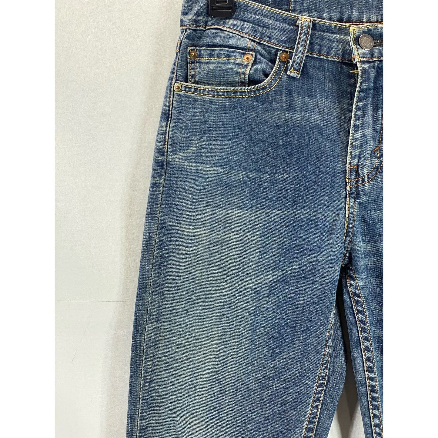 LEVI'S Men's Medium Wash Stretch 514 Straight Fit Five-Pocket Jeans SZ 30X30