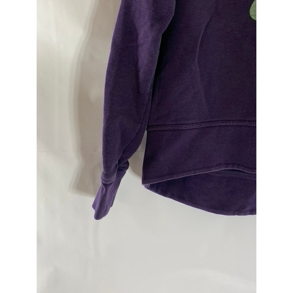 NIKE Women's Vintage Purple Run With The Original Logo Crewneck Sweatshirt SZ M