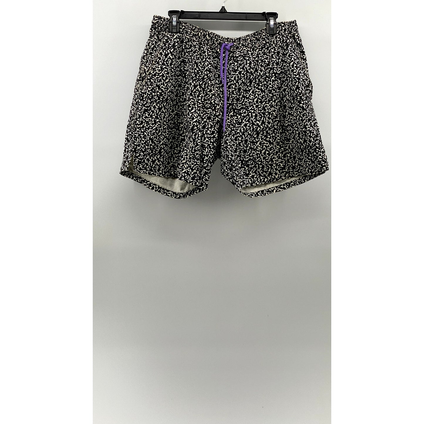 NATHALIE DU PASQUIER For American Apparel Women's Black-White Printed Short SZ S