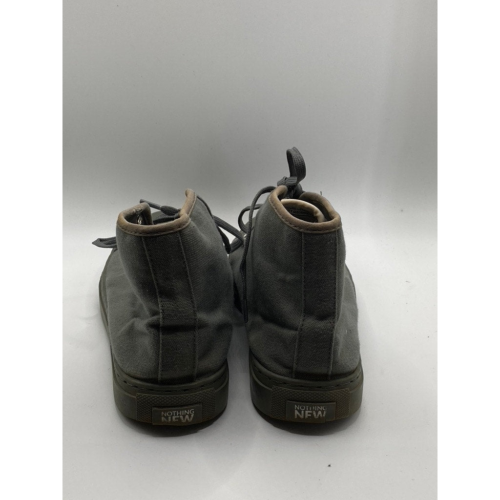 NOTHING NEW Women's Forest Green Classic High-Top Round-Toe Lace-Up Sneakers SZ8