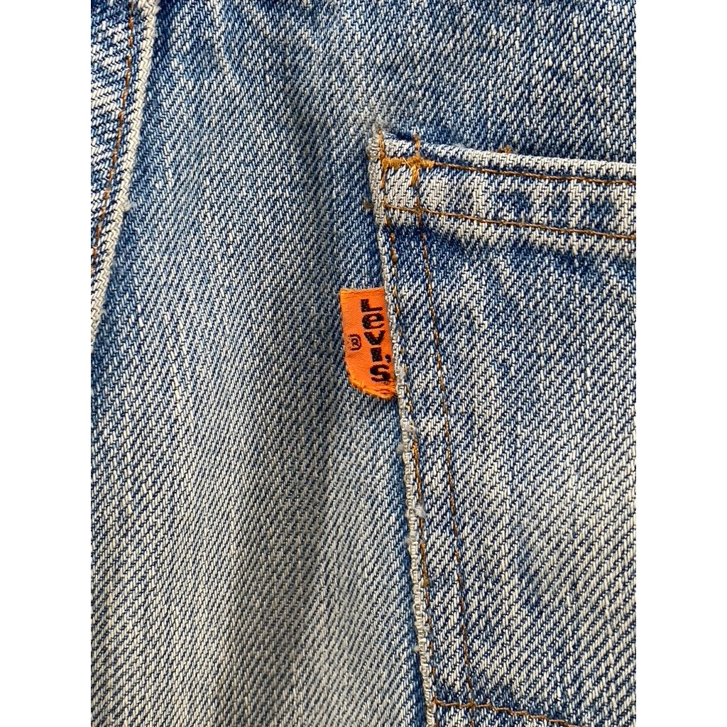 LEVI'S Men's Vintage 50's Light Blue Orange Tab Bootcut Regular-Fit Jean SZ 32