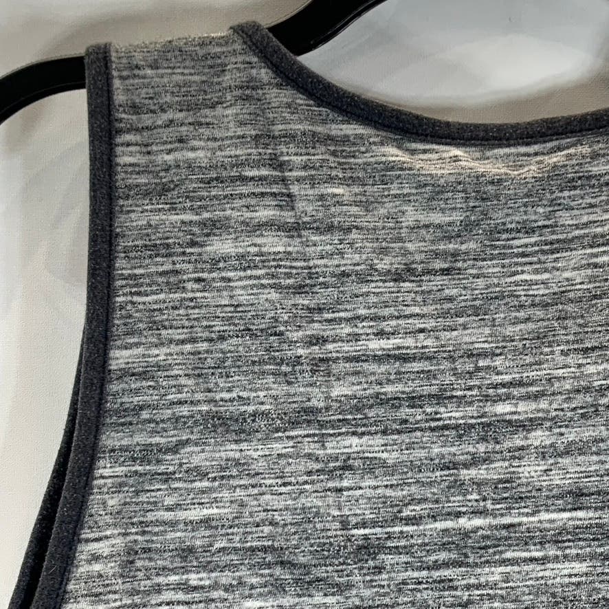 AMERICAN EAGLE OUTFITTERS Men's Gray Heather Printed Scoop-Neck Tank SZ M