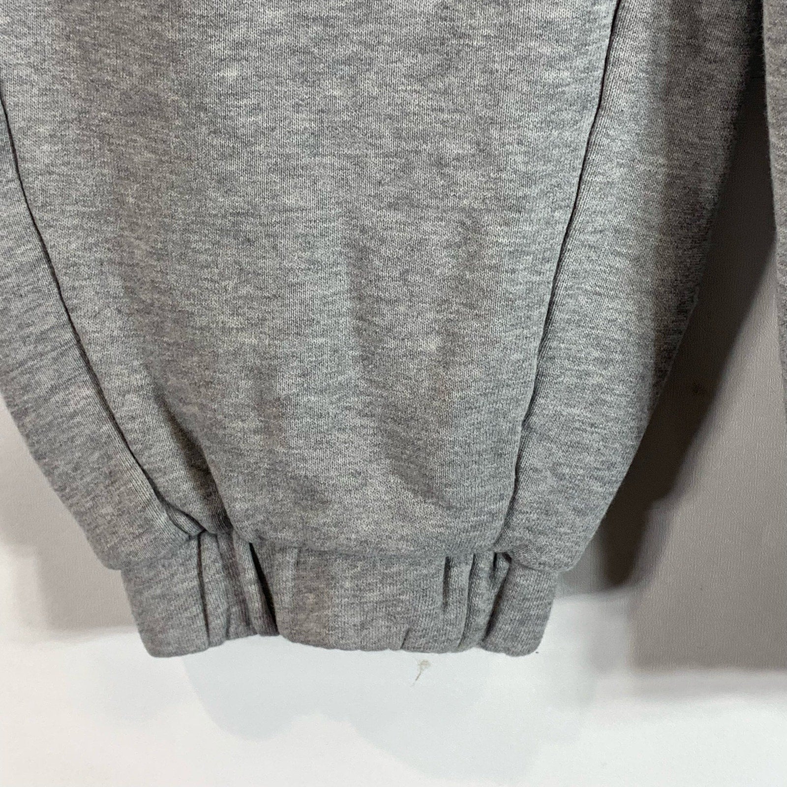 ADIDAS Men's Gray Heather Regular-Fit Future Icons Logo Graphic Sweatpants SZ S