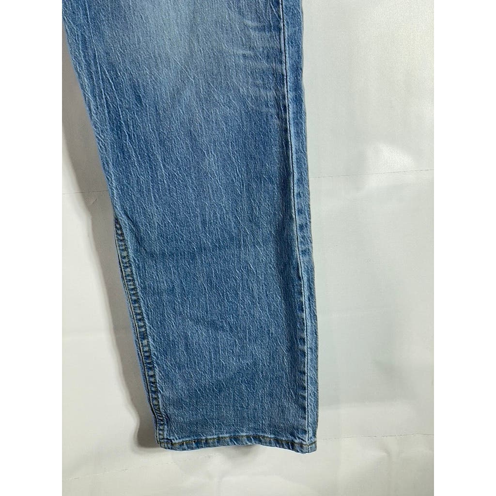 LEVI'S Men's Blue 505 Regular-Fit Five-Pocket Denim Jeans SZ 38X32
