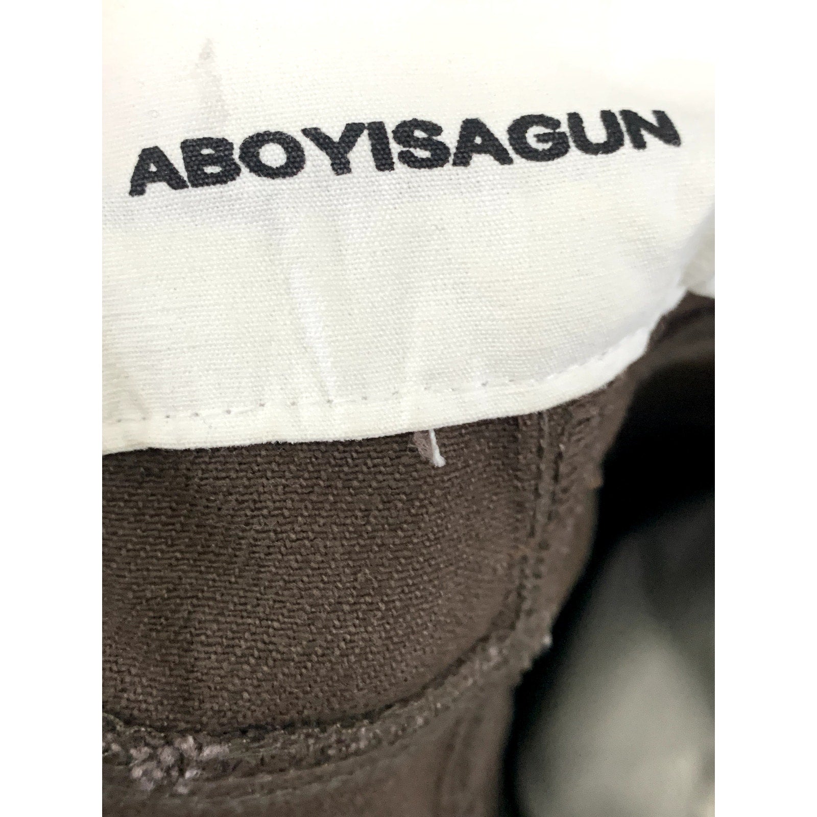 ABOYISAGUN Men's Brown Five-Pocket Straight-Leg Denim Jeans SZ 30