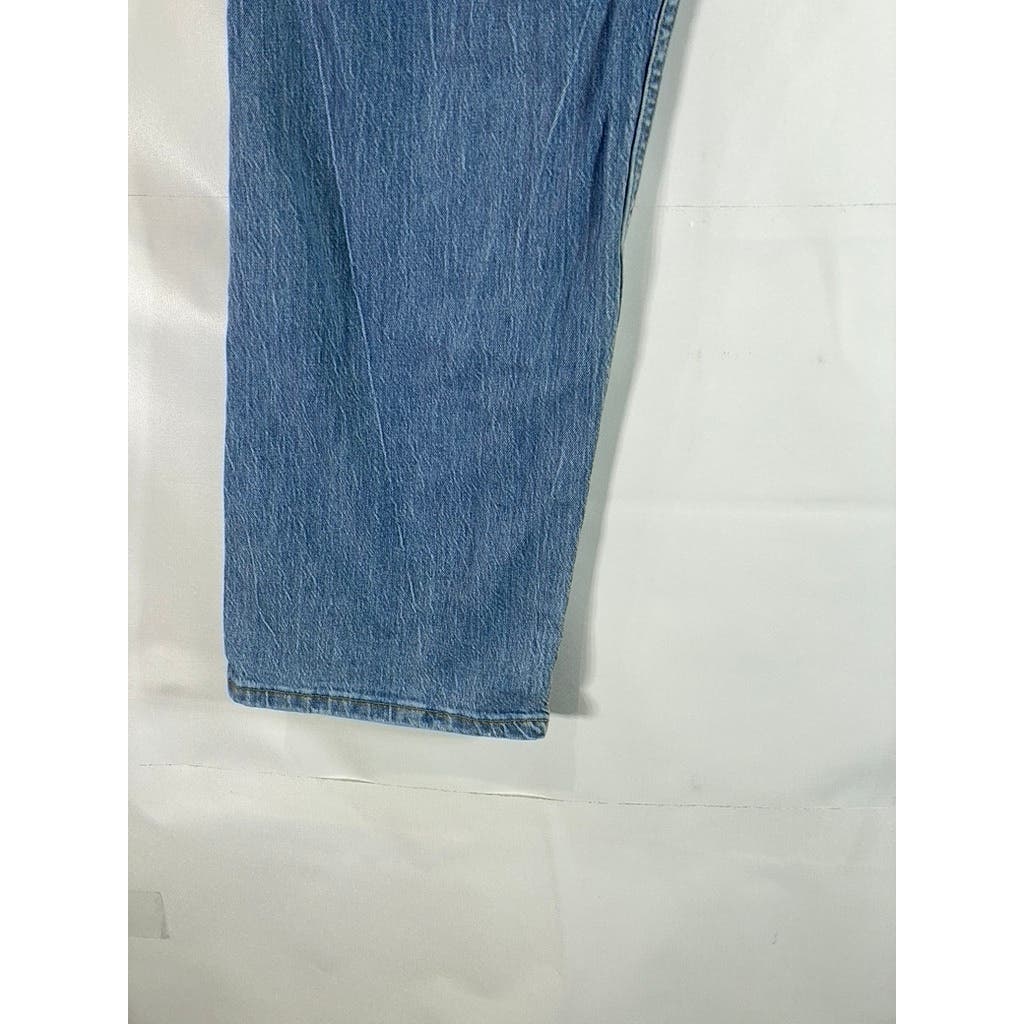 LEVI'S Men's Blue 505 Regular-Fit Five-Pocket Denim Jeans SZ 38X32