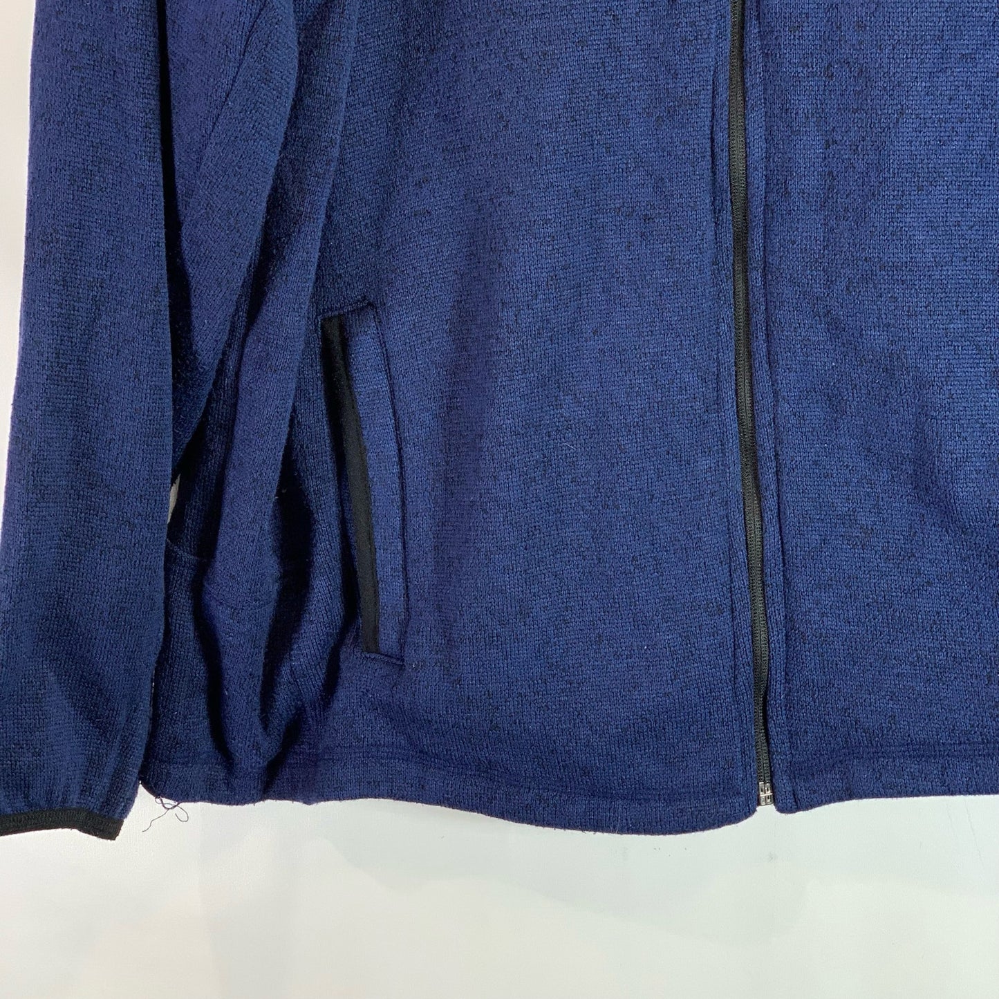 ZEROXPOSUR Men's Dark Blue Stand Collar Zip-Up Jacket SZ 2XL