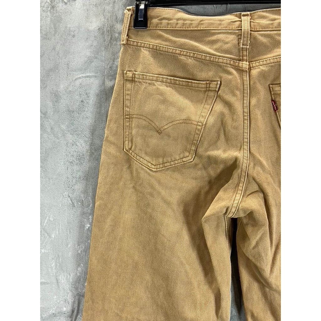 LEVI'S Men's Tan Stay Loose Tapered-Leg Non-Stretch Jeans SZ 30X32