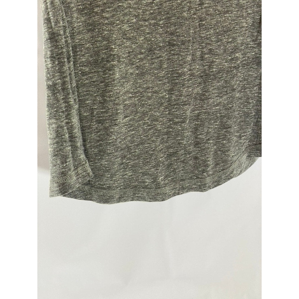 OLD NAVY Women’s Gray Heather Hustle Logo Crewneck Tank Top SZ S