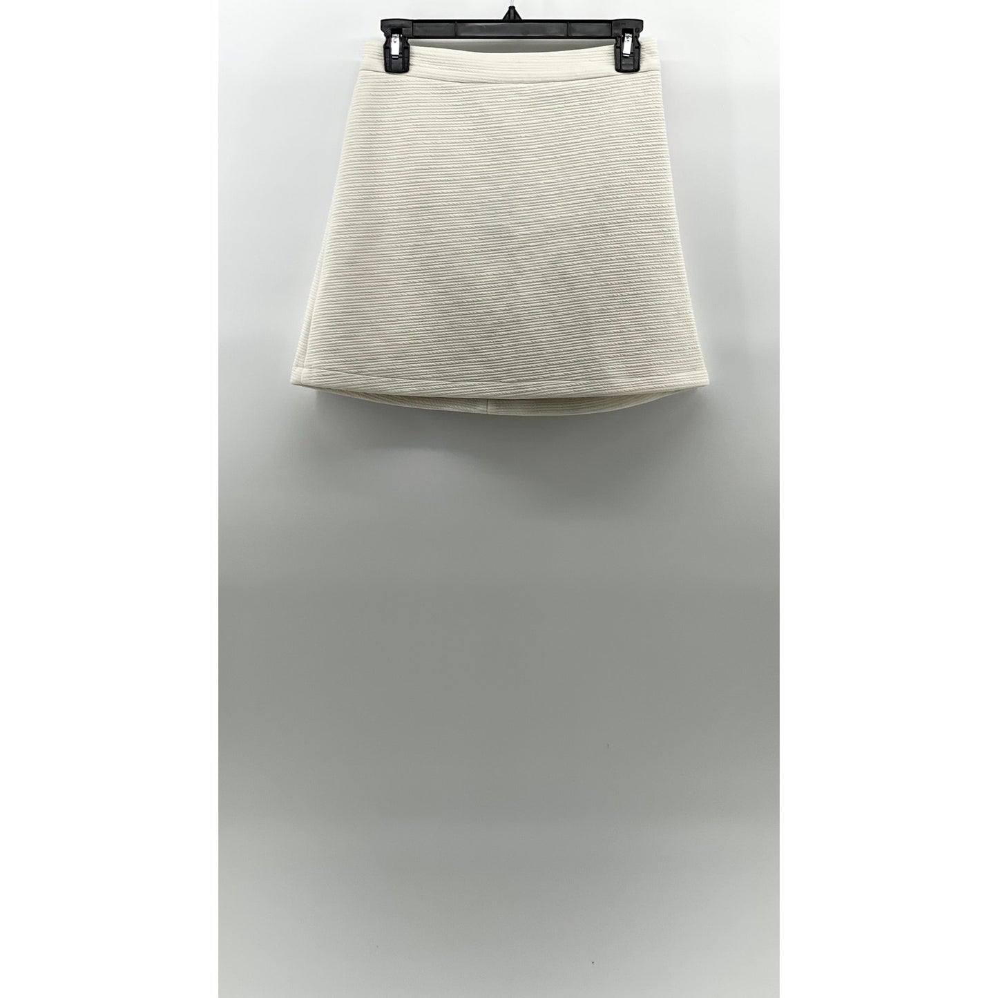 SPORTSGIRL Women's White Textured Pull-On A-Line Pocketless Mini Skirt SZ XS