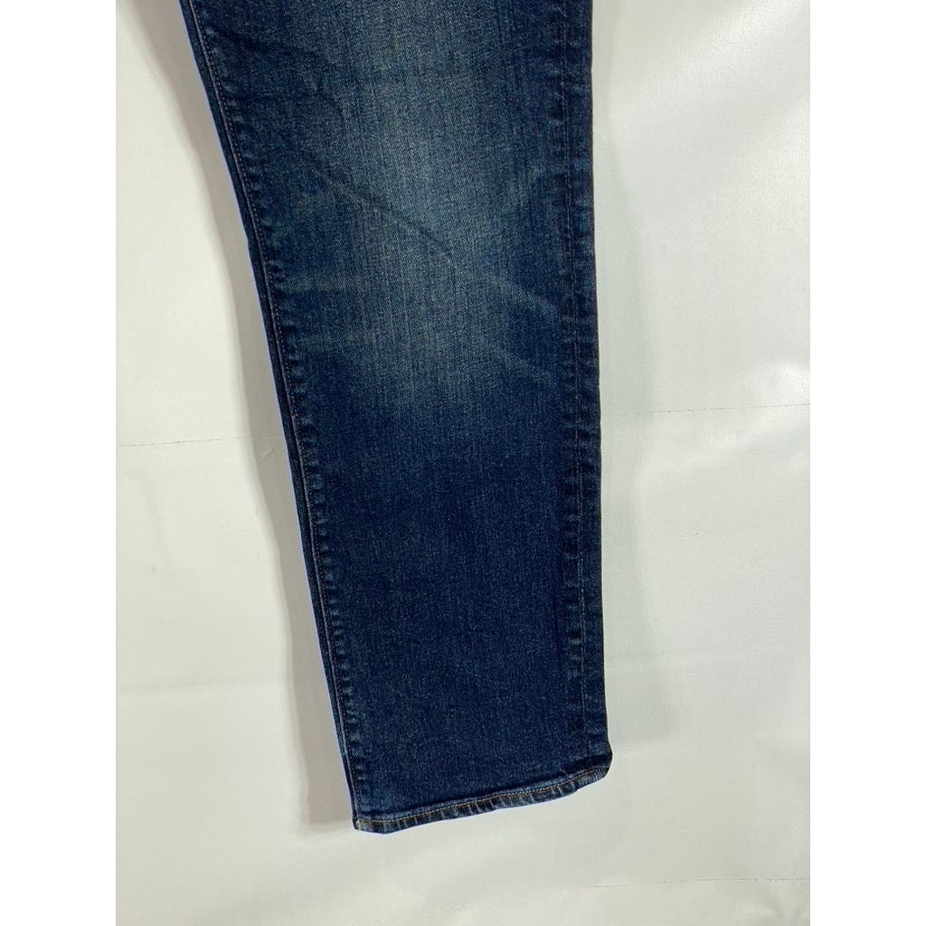 J. CREW Men's Dark Faded Wash 770 Straight-Leg Five-Pocket Denim Pants SZ 34X30