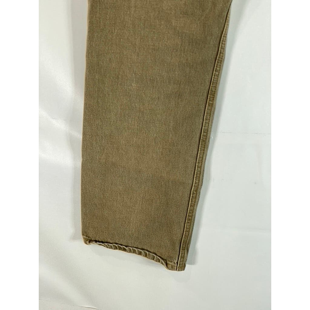 LEVI'S Men's Tan 505 Regular-Fit Five-Pocket Jeans SZ 32X30