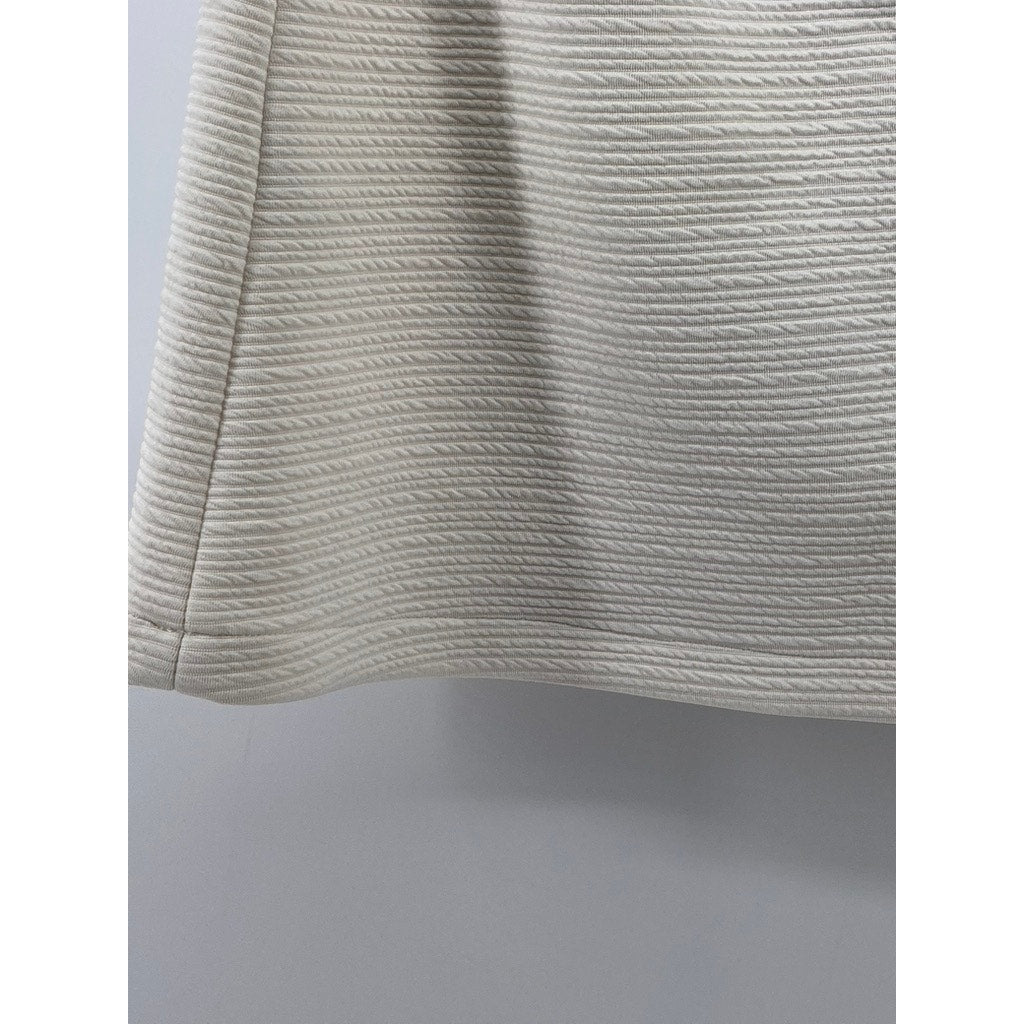 SPORTSGIRL Women's White Textured Pull-On A-Line Pocketless Mini Skirt SZ XS