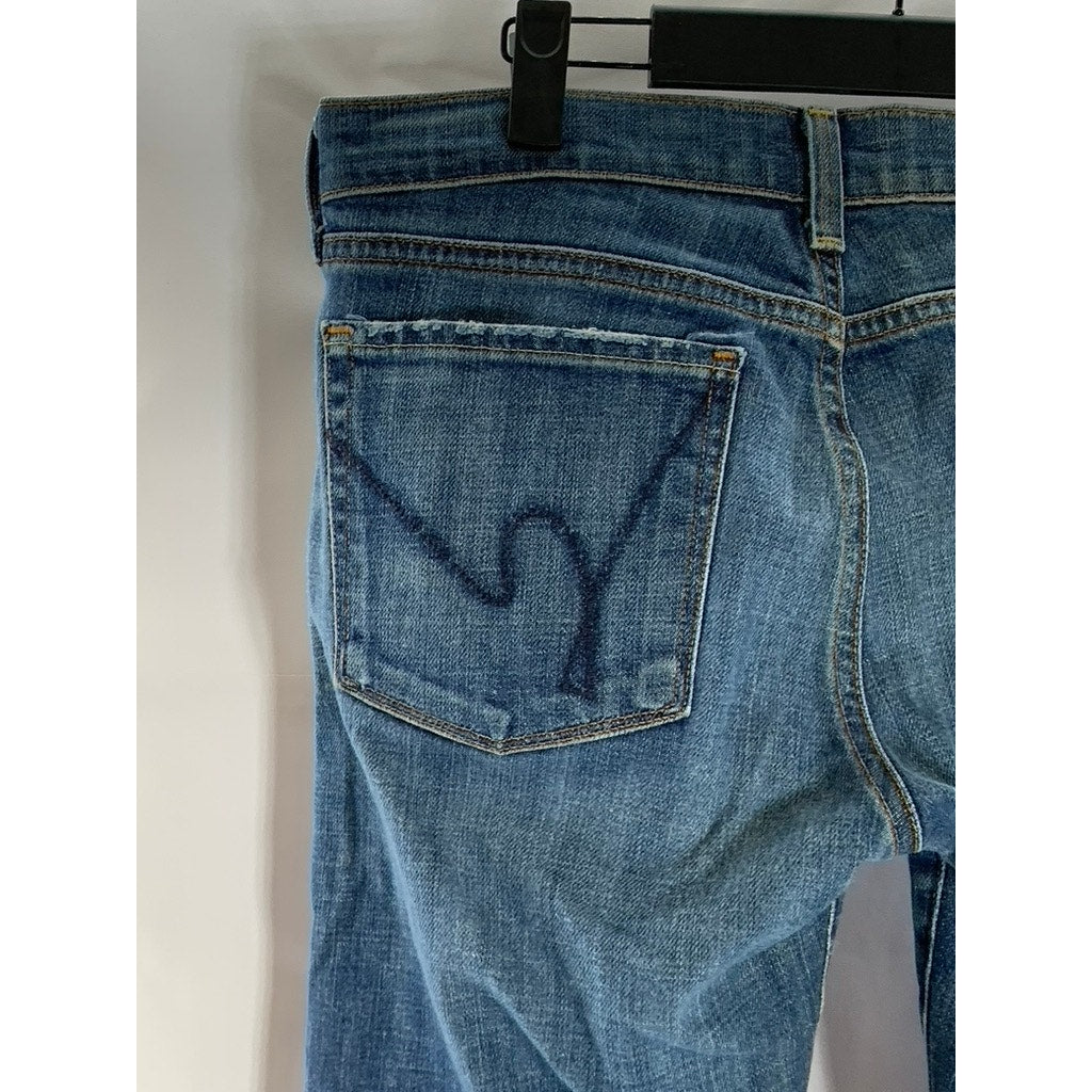 CITIZENS OF HUMANITY By Jerome Dahan Women's Blue Low-Waist Bootcut Jeans SZ 30