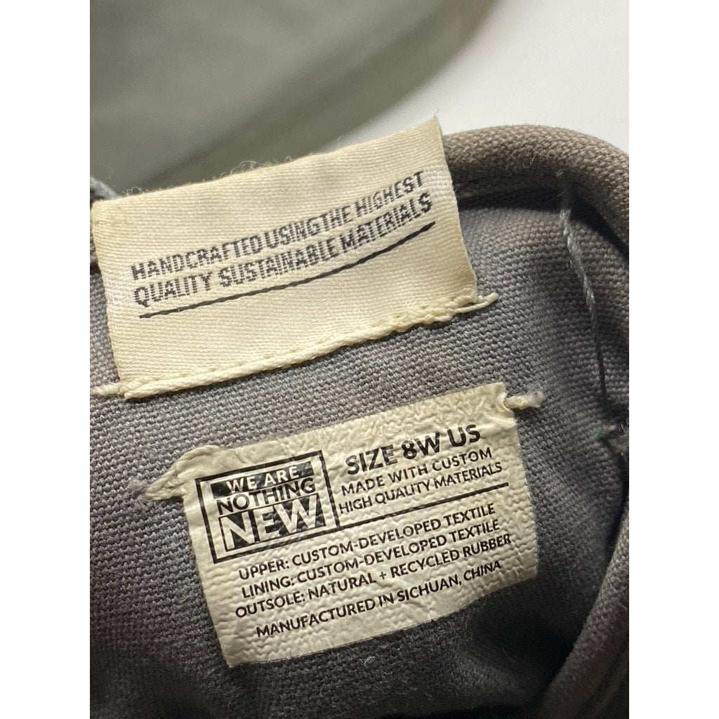 NOTHING NEW Women's Forest Green Classic High-Top Round-Toe Lace-Up Sneakers SZ8