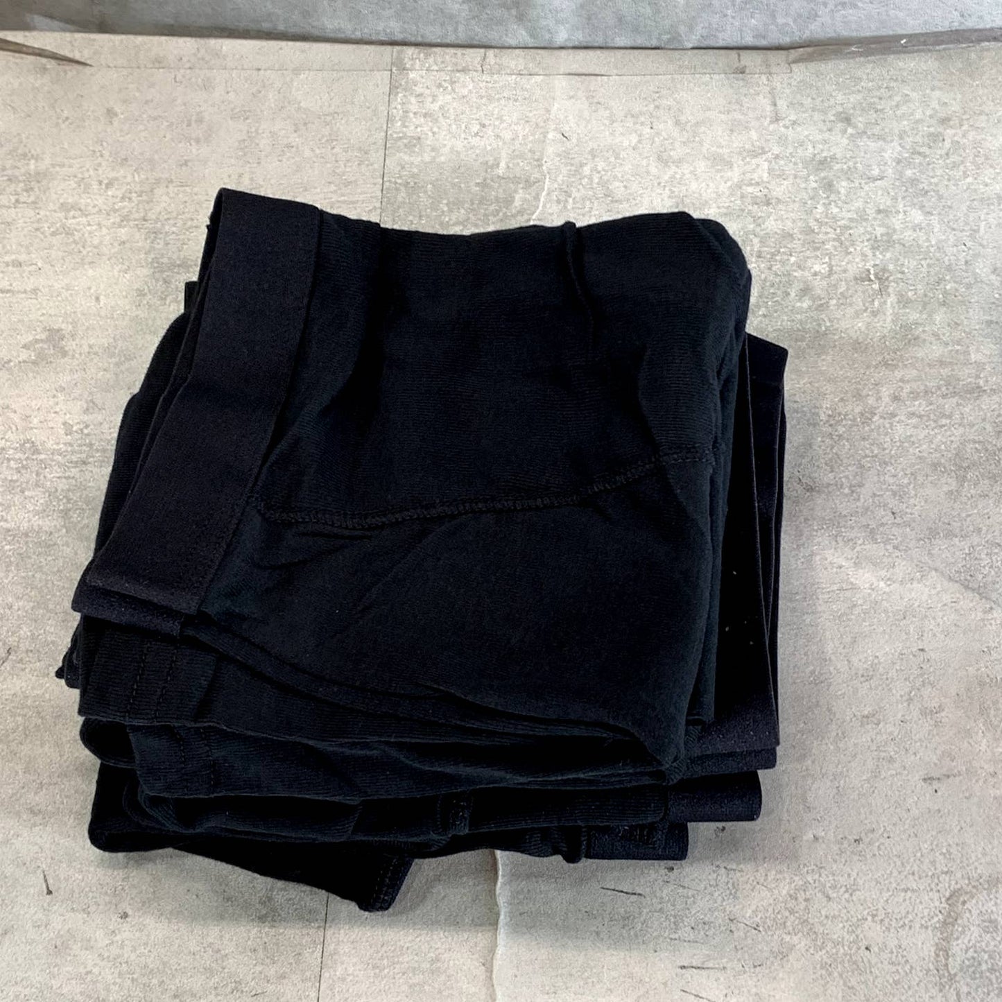 CLUB ROOM Men's Solid Black 8-Pack Tagless No-Rise Up Boxer Briefs SZ M