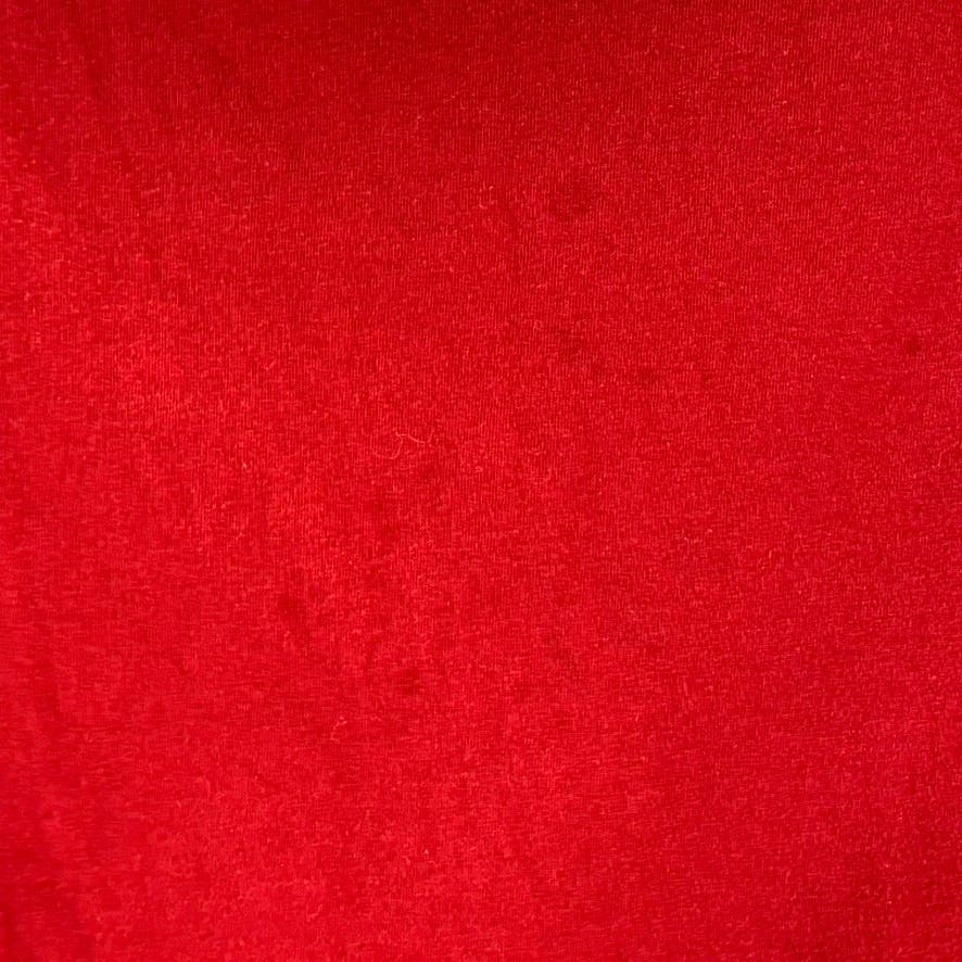 GOODFELLOW & CO Men's Red Crewneck Standard Fit Short-Sleeve T-Shirt SZ L