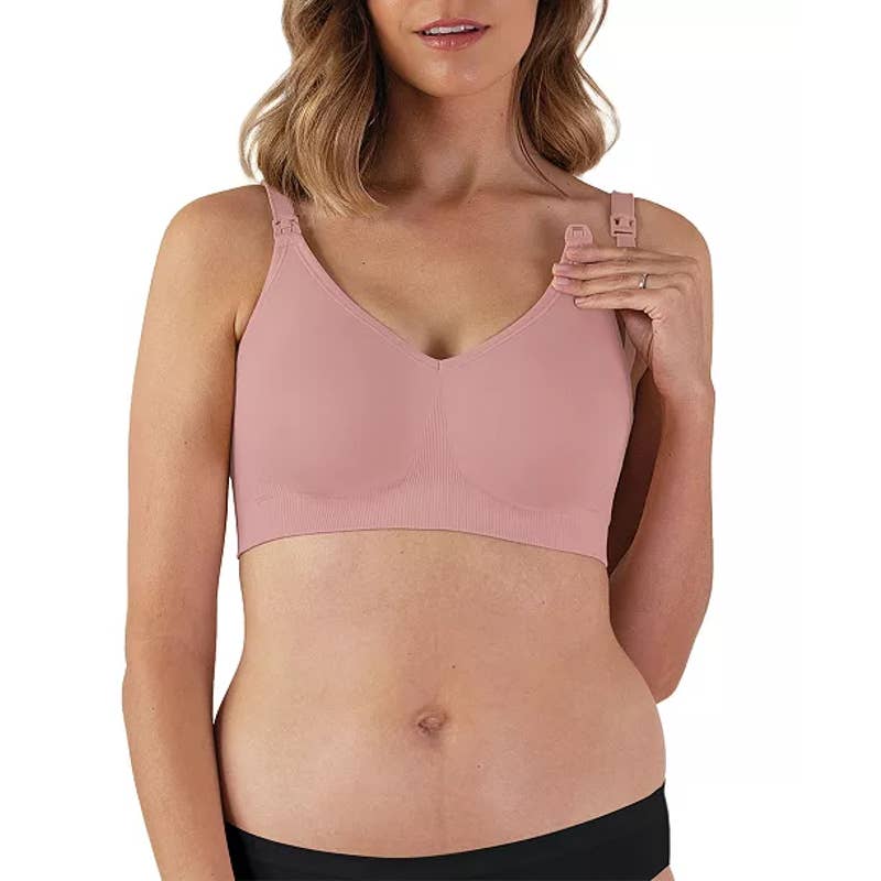 BRAVADO DESIGNS Women's Dusted Peony Body Silk Seamless Full Cup Nursing Bra SZM