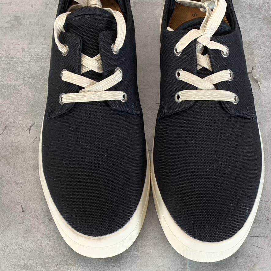 SUN+STONE Men's Black Kiva Lace-Up Core Sneakers SZ 9
