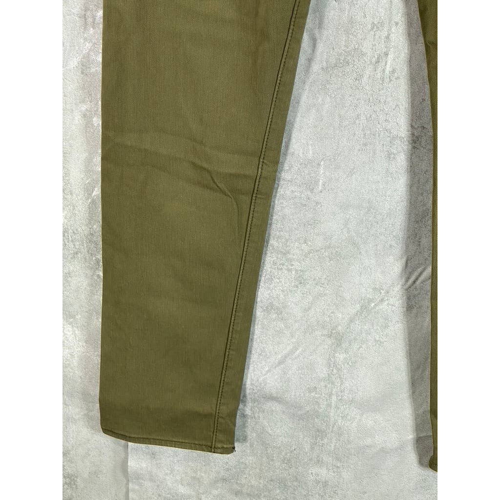 LEVI'S Men's Dark Green 502 Tapered Hi-Ball Chino Pants SZ 30