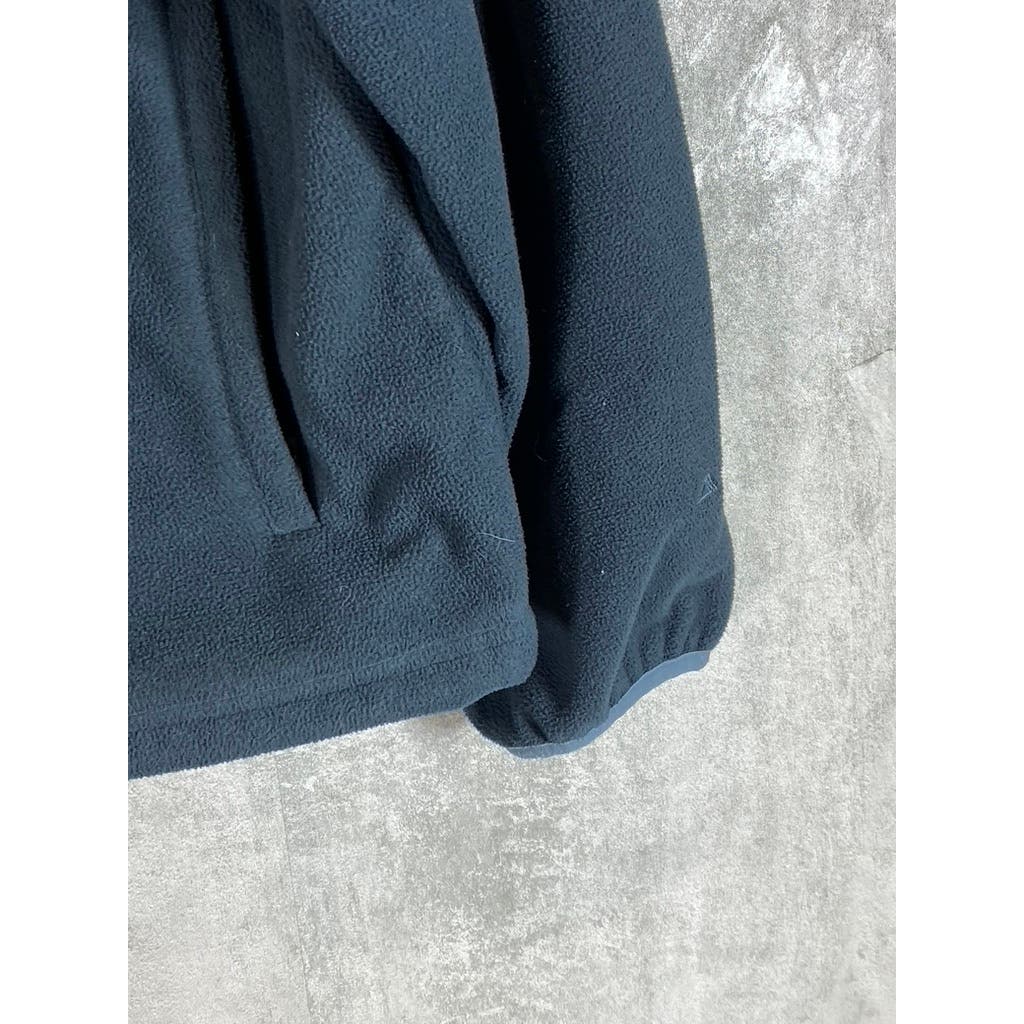 L.L. BEAN Men's Navy Fleece Polortec Zip-Up Sweater SZ M